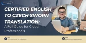 Certified English to Czech Sworn Translation